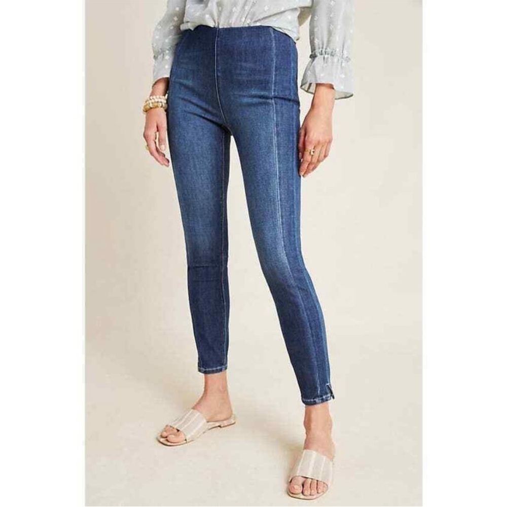 Anthropologie Pilcro And The Letterpress High Rise Denim Jeans Leggings Pants 29
